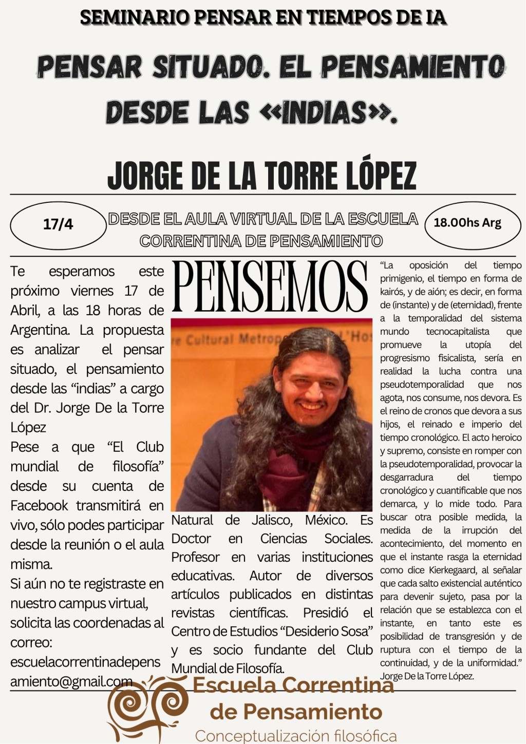 La arrogancia del que escribe ante el espejo de lo escrito por la inteligencia artificial.