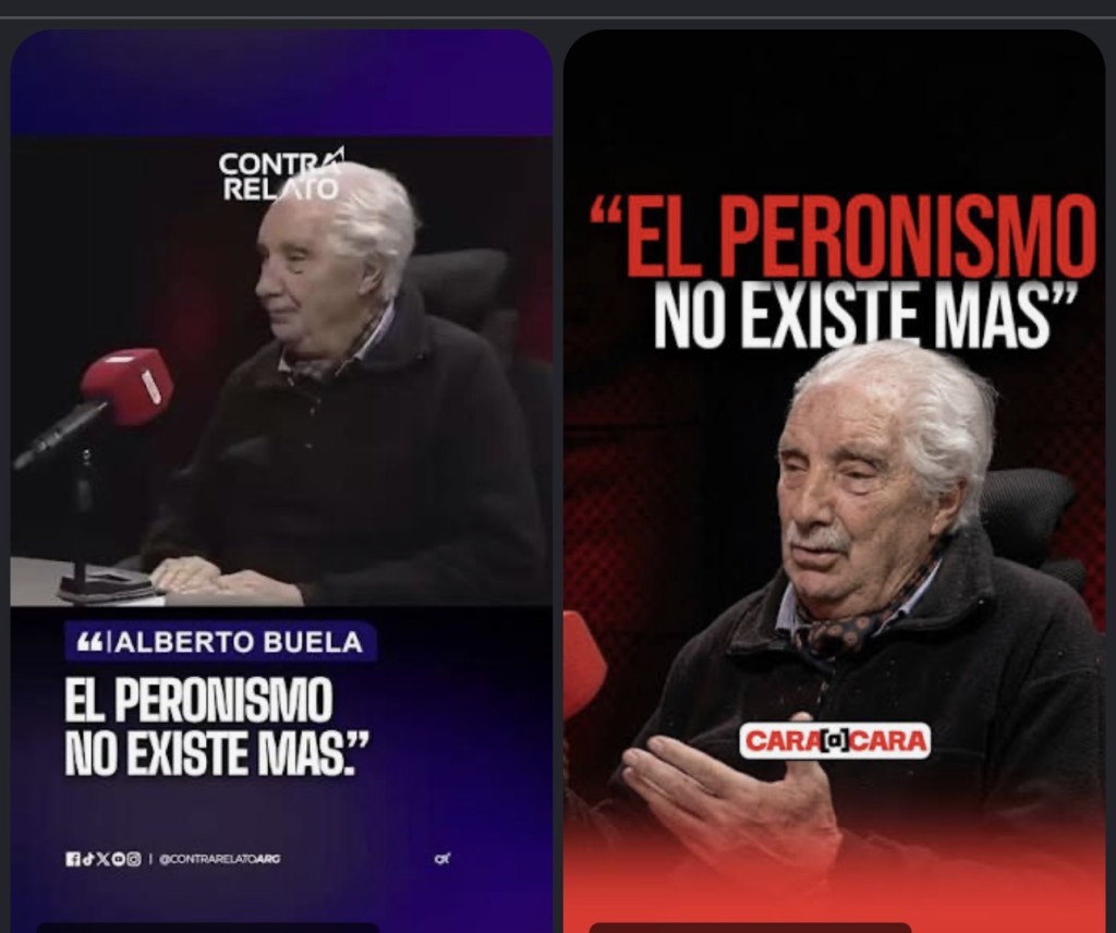 Peronismo muerto, pensamiento vivo.
