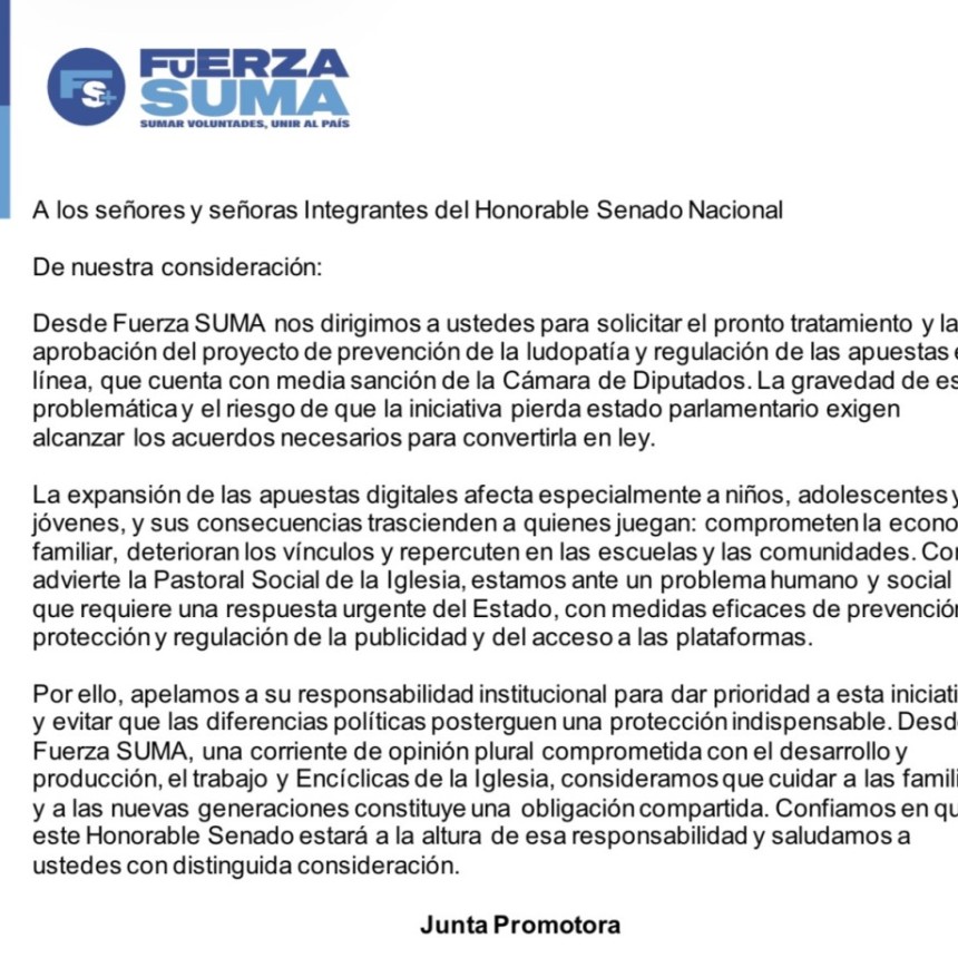 Fuerza Suma talla en la agenda nacional.